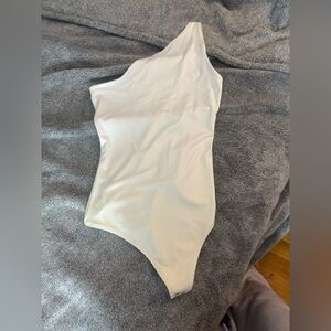 One shoulder bodysuit